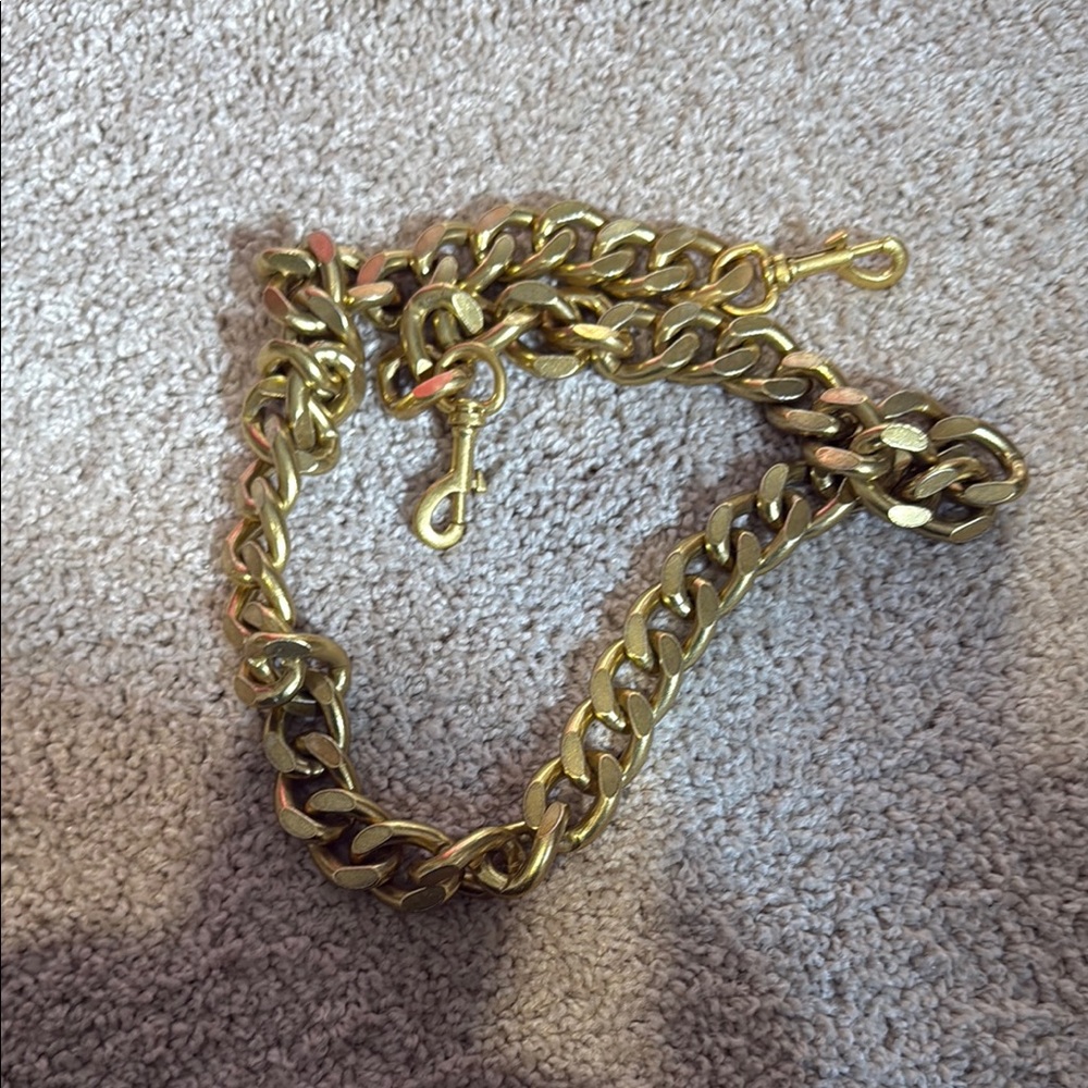Chunky Gold Chain bag strap replacement
